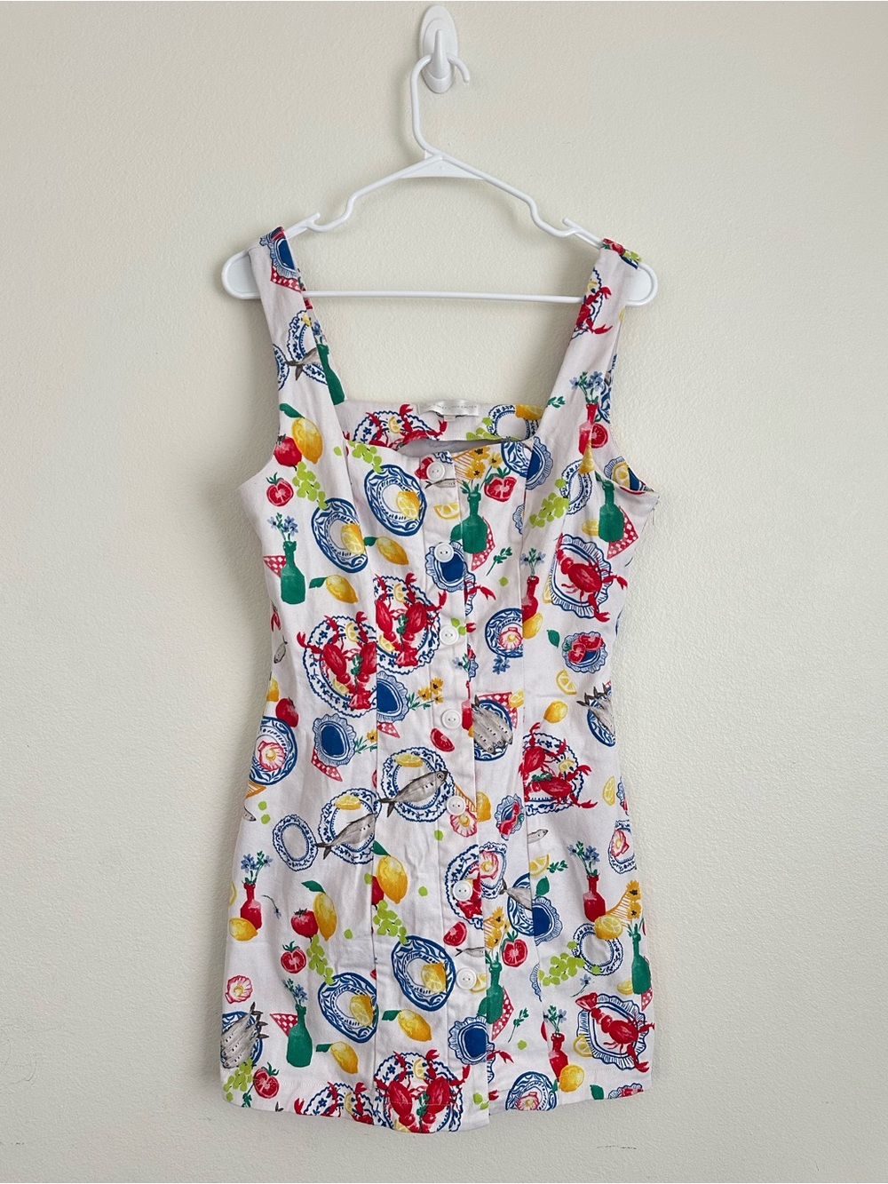 Anthropologie Corey Lynn Carter Italy Food Inspired Printed Dress
